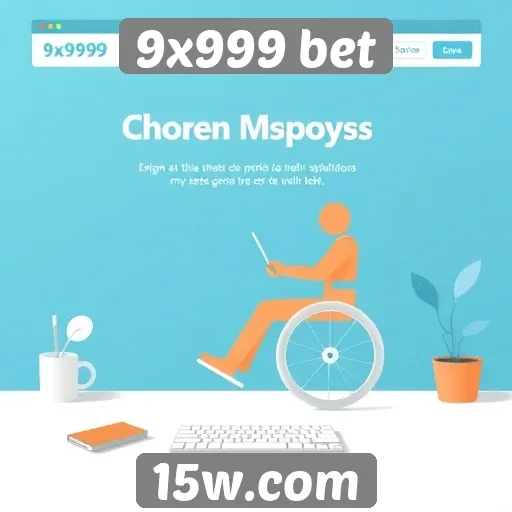 Acessibilidade e usabilidade do site 9x999 bet