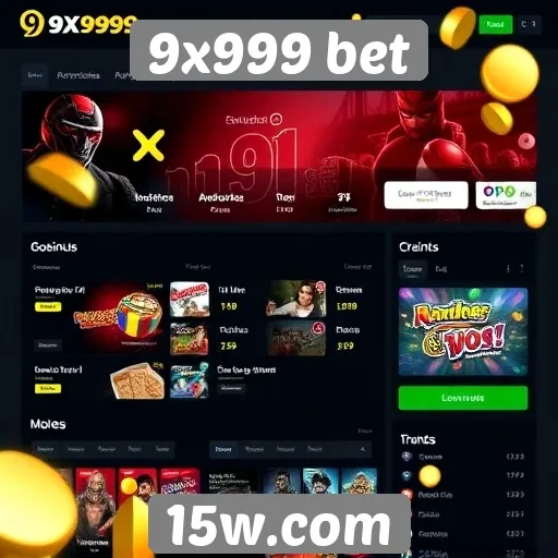 Novas funcionalidades do site 9x999 bet